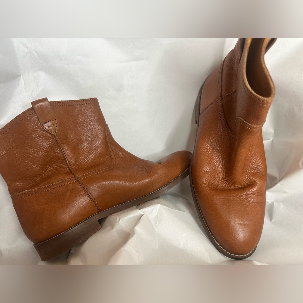 Madewell Otis Ankle Pull On Leather (EUC)
